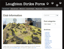 Tablet Screenshot of loughtonstrikeforce.co.uk